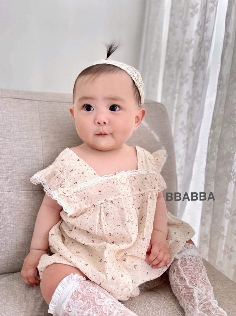 Bbabba - Korean Baby Fashion - #onlinebabyshop - Baby Romantic Top Bottom Set - 4