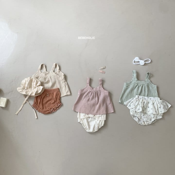 Bebe Holic - Korean Baby Fashion - #babyboutique - Check Blouse