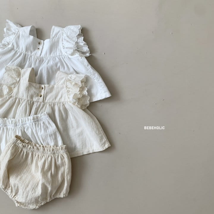 Bebe Holic - Korean Baby Fashion - #babyboutiqueclothing - Ink Top Bottom Set - 8