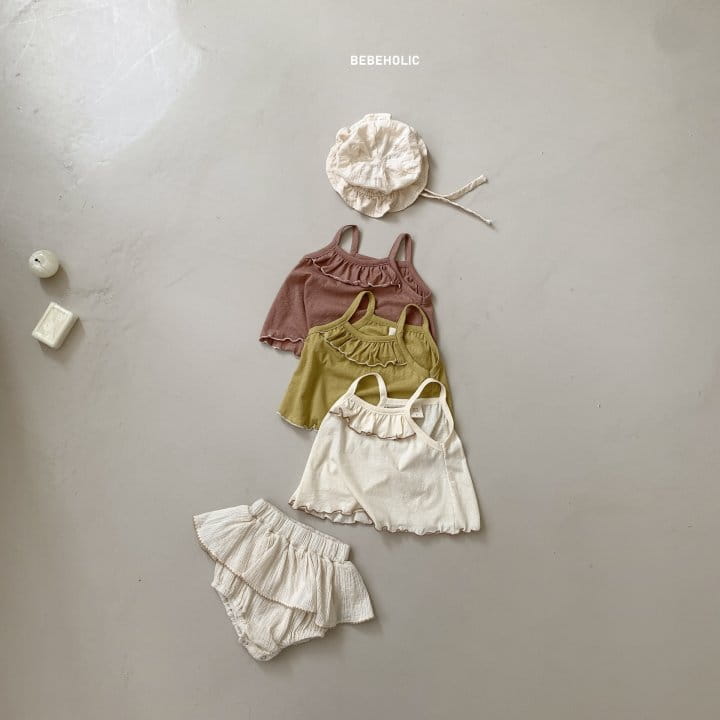Bebe Holic - Korean Baby Fashion - #babyboutiqueclothing - Shirring Sleeveless