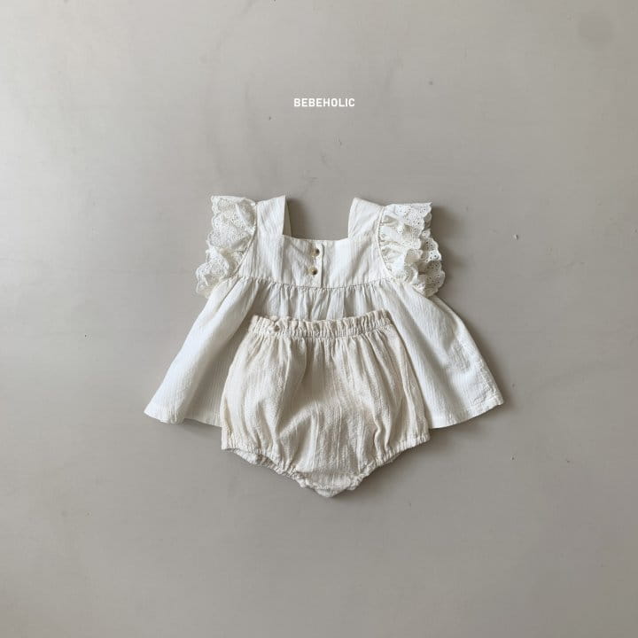 Bebe Holic - Korean Baby Fashion - #babyclothing - Ink Top Bottom Set - 9