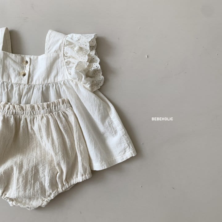 Bebe Holic - Korean Baby Fashion - #babyfashion - Ink Top Bottom Set - 10