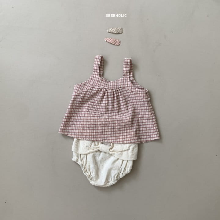 Bebe Holic - Korean Baby Fashion - #babyfever - Check Blouse - 5