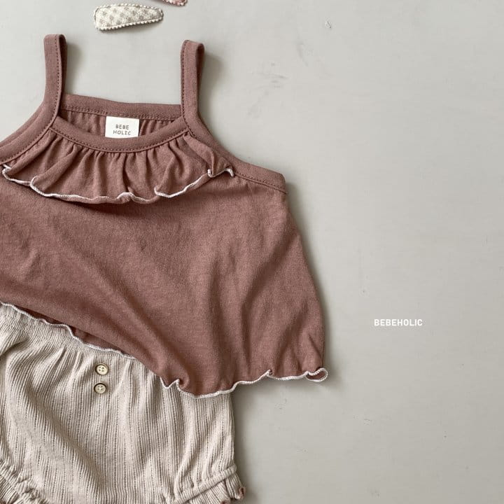 Bebe Holic - Korean Baby Fashion - #babyootd - Shirring Sleeveless - 8