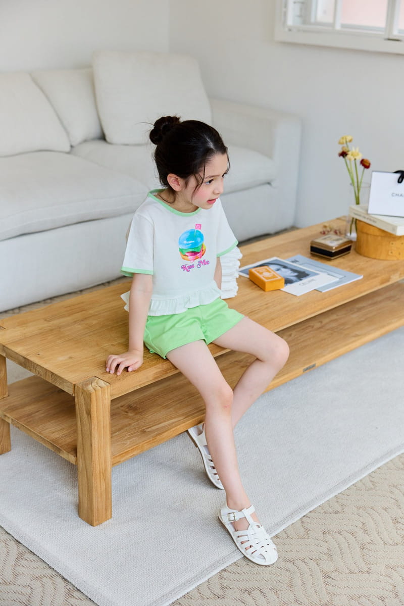 Berry Berry - Korean Children Fashion - #childofig - Hamburger Tee - 2