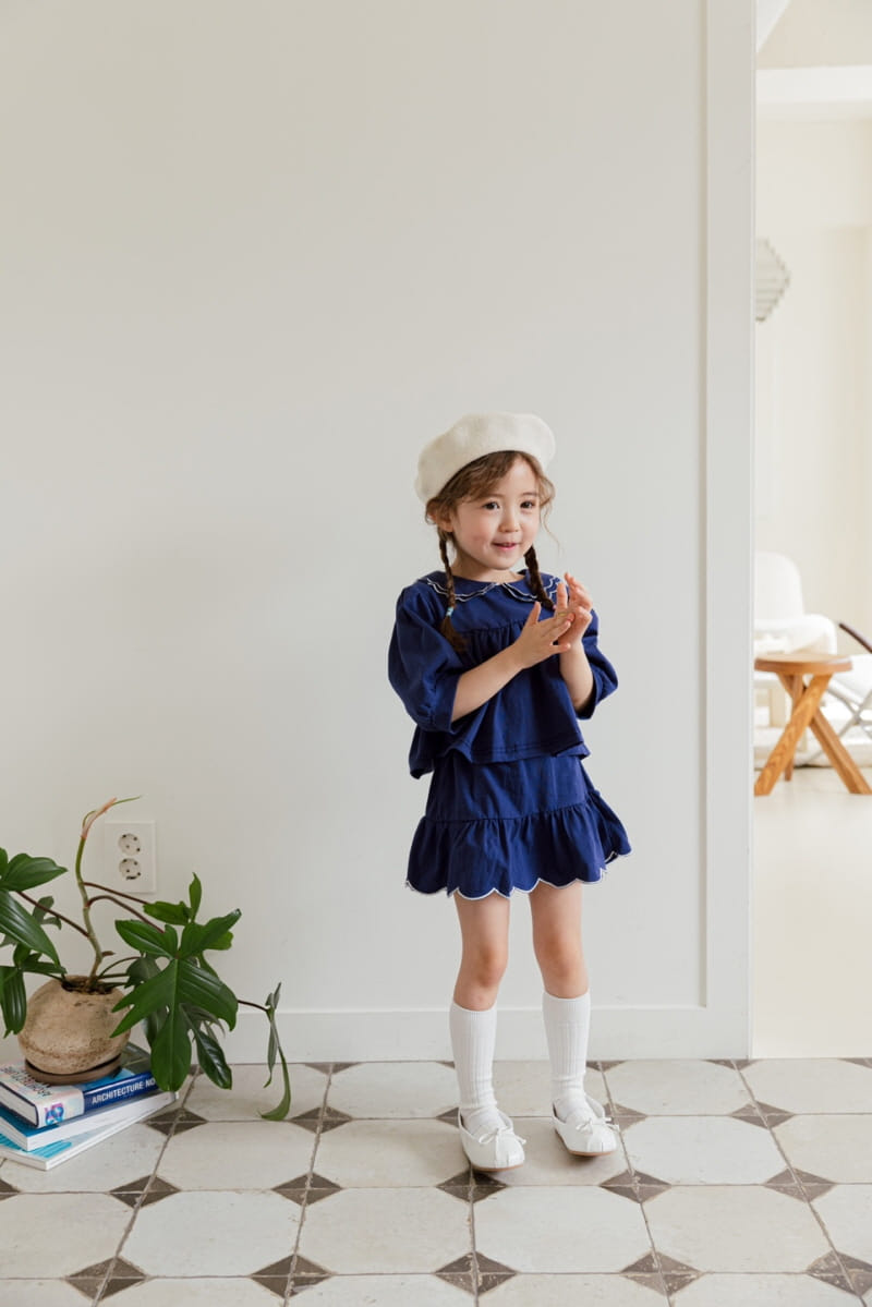 Berry Berry - Korean Children Fashion - #childrensboutique - Scalup Top Bottom Set - 4