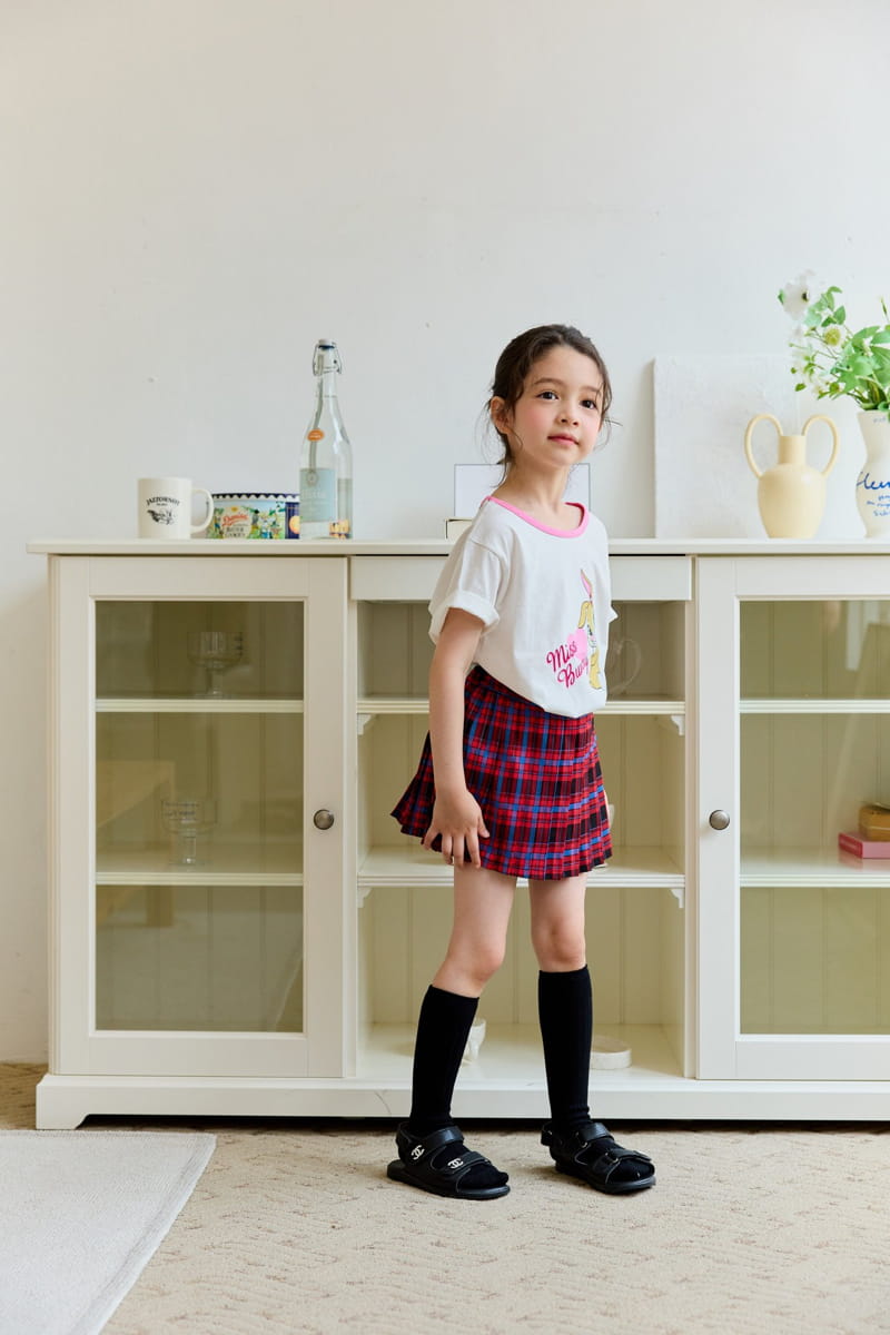 Berry Berry - Korean Children Fashion - #fashionkids - Check Skirt - 2