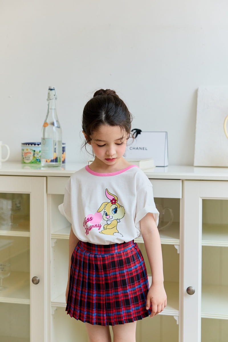 Berry Berry - Korean Children Fashion - #kidsshorts - Check Skirt - 4