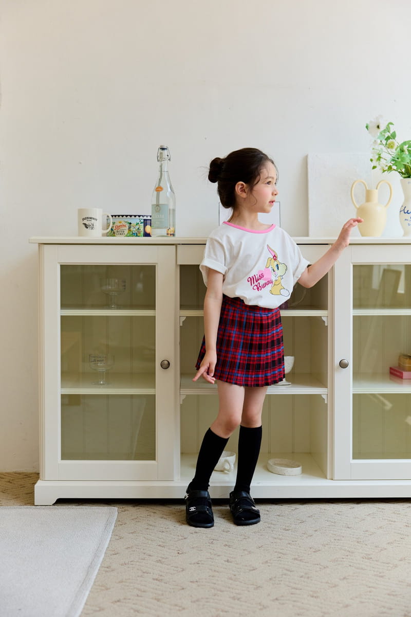 Berry Berry - Korean Children Fashion - #kidzfashiontrend - Check Skirt - 5