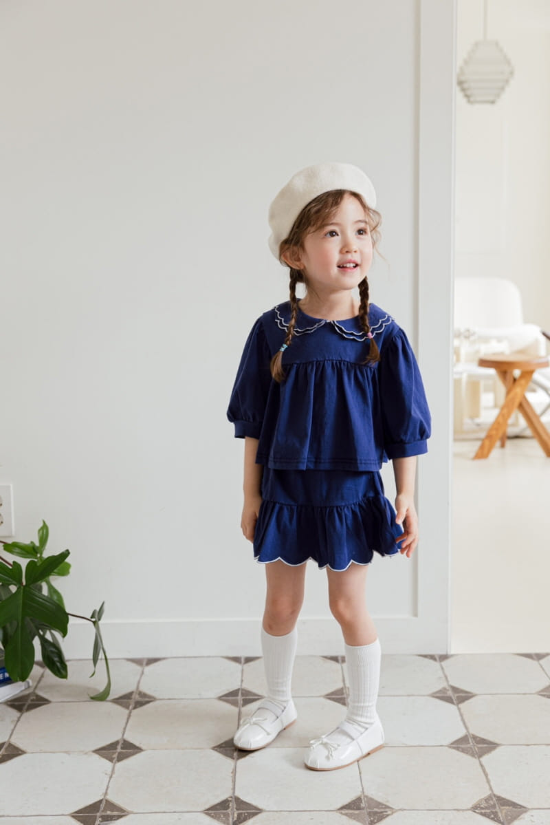 Berry Berry - Korean Children Fashion - #littlefashionista - Scalup Top Bottom Set - 11