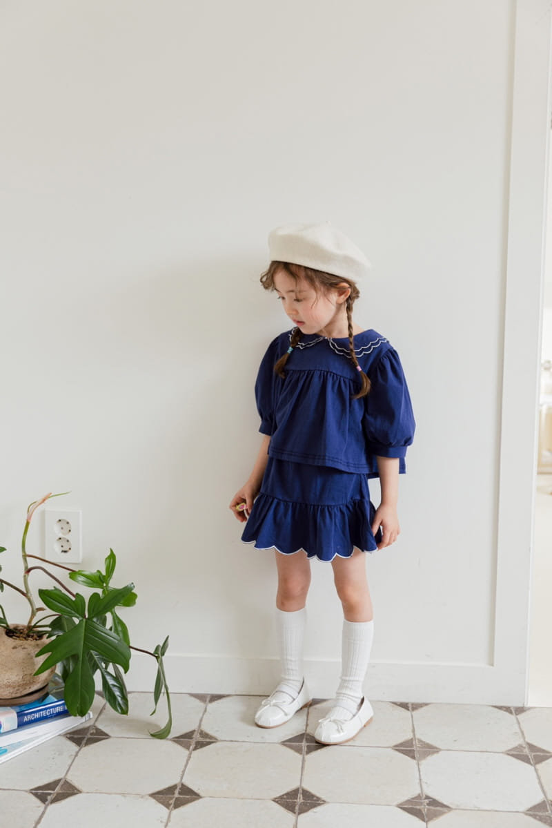 Berry Berry - Korean Children Fashion - #magicofchildhood - Scalup Top Bottom Set - 12