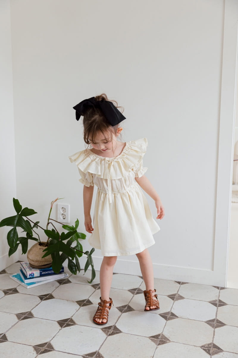 Berry Berry - Korean Children Fashion - #toddlerclothing - Off Shoulder One-piece - 4