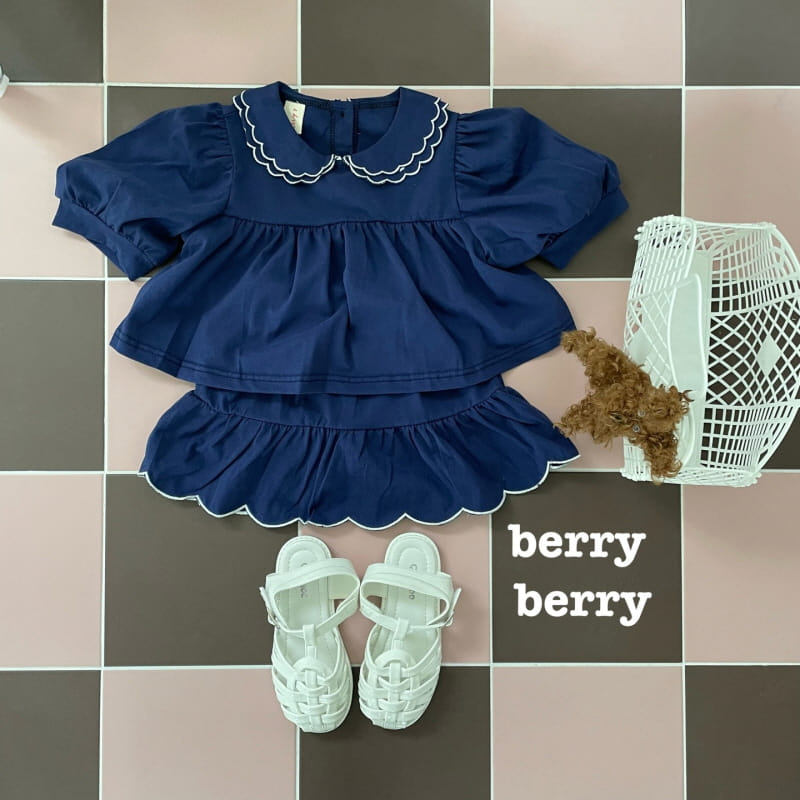 Berry Berry - Korean Children Fashion - #stylishchildhood - Scalup Top Bottom Set