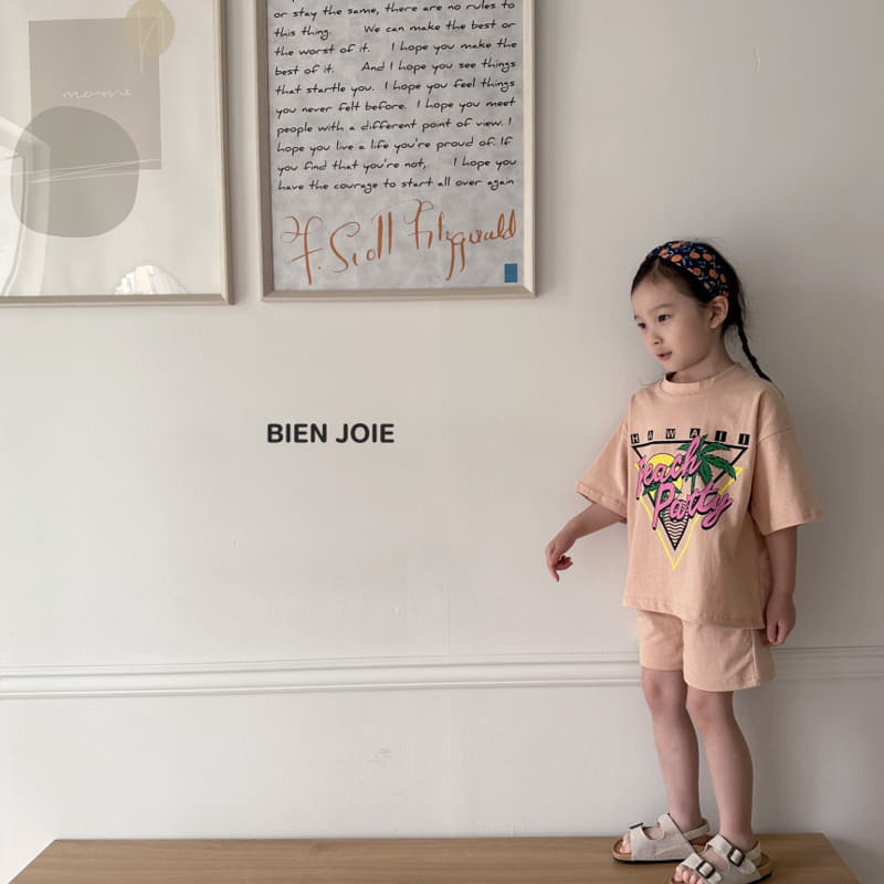 Bien Joie - Korean Children Fashion - #kidsshorts - Party Top Bottom Set - 4