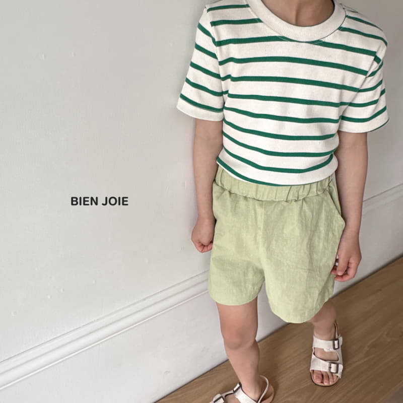 Bien Joie - Korean Children Fashion - #magicofchildhood - Cookie Stripes Tee - 5