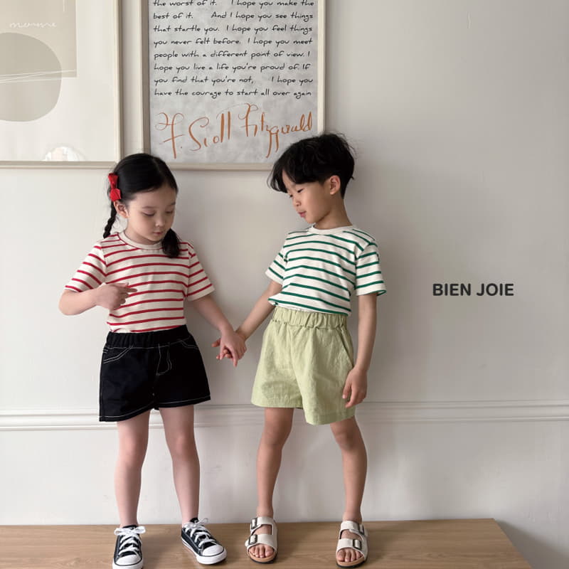 Bien Joie - Korean Children Fashion - #prettylittlegirls - Cookie Stripes Tee - 7