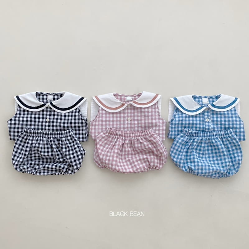 Black Bean - Korean Baby Fashion - #babyfashion - Coloring Bebe Top Bottom Set - 3