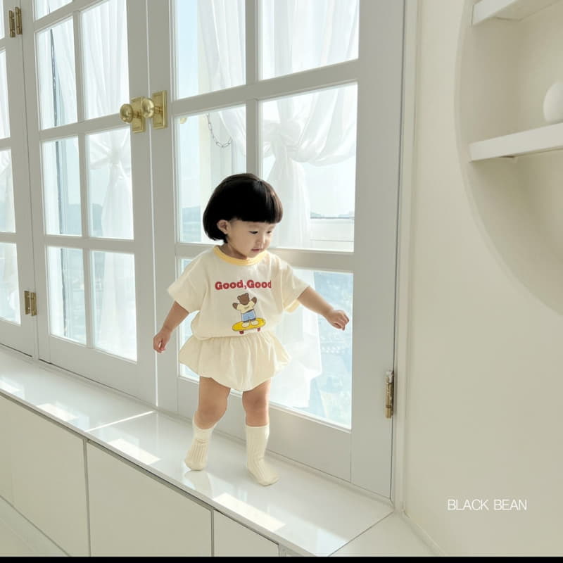 Black Bean - Korean Baby Fashion - #babygirlfashion - Good Day Bebe Top Bottom Set - 4