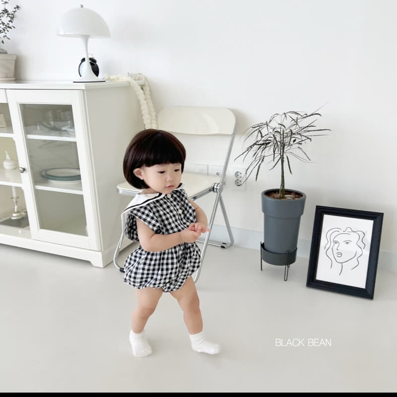 Black Bean - Korean Baby Fashion - #babyoninstagram - Coloring Bebe Top Bottom Set - 7