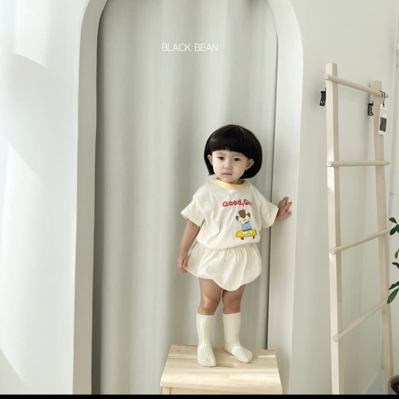 Black Bean - Korean Baby Fashion - #babyoninstagram - Good Day Bebe Top Bottom Set - 5