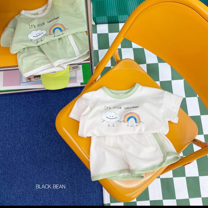 Black Bean - Korean Baby Fashion - #babyootd - Sky Bebe Top Bottom Set - 7