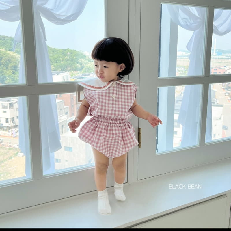 Black Bean - Korean Baby Fashion - #babyoutfit - Coloring Bebe Top Bottom Set - 10
