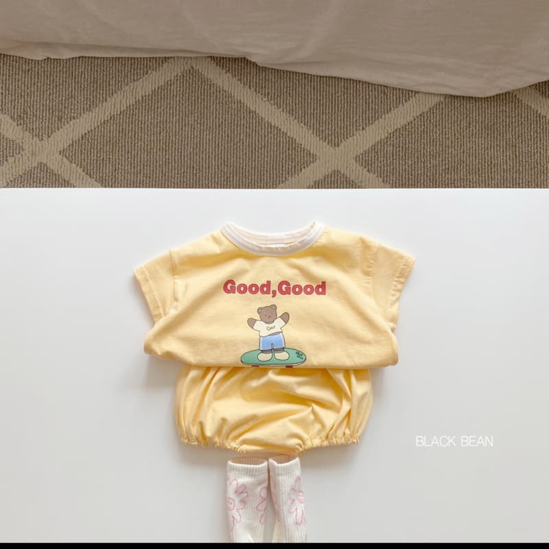 Black Bean - Korean Baby Fashion - #babywear - Good Day Bebe Top Bottom Set - 9