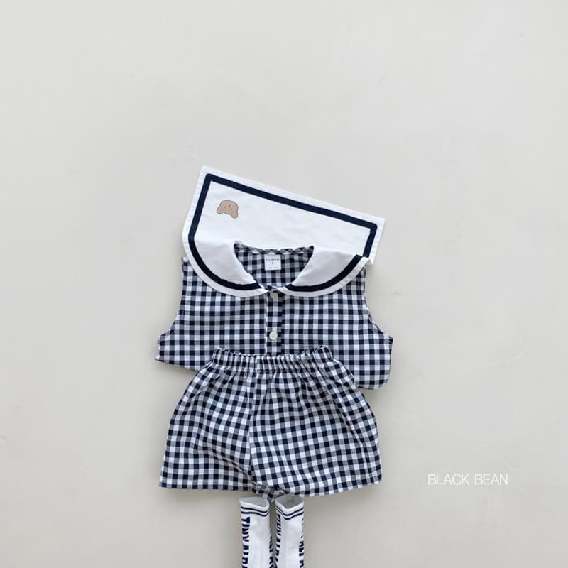 Black Bean - Korean Children Fashion - #childofig - Coloring Top Bottom Set - 2