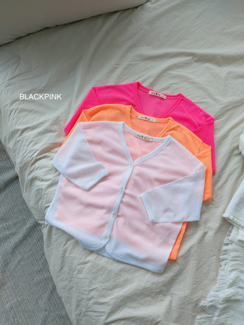 Black Pink - Korean Children Fashion - #childrensboutique - See Through Cardigan - 2