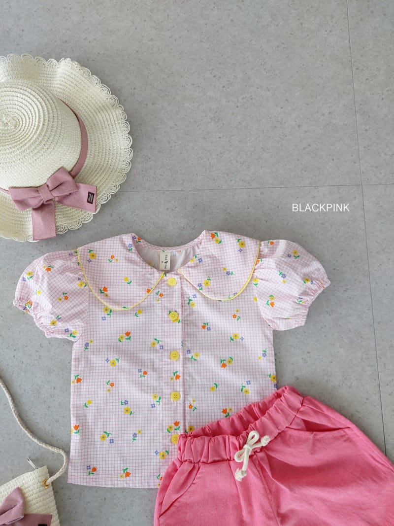 Black Pink - Korean Children Fashion - #childrensboutique - Candy Me Pping Stripes Blouse - 12