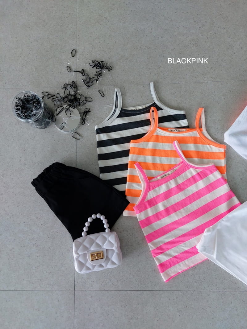 Black Pink - Korean Children Fashion - #childrensboutique - Ppappiyong Sleeveless - 4
