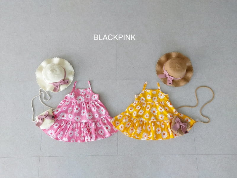 Black Pink - Korean Children Fashion - #designkidswear - Cosmos Cancan One-piece