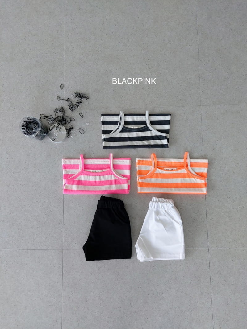 Black Pink - Korean Children Fashion - #discoveringself - Ppappiyong Sleeveless - 5