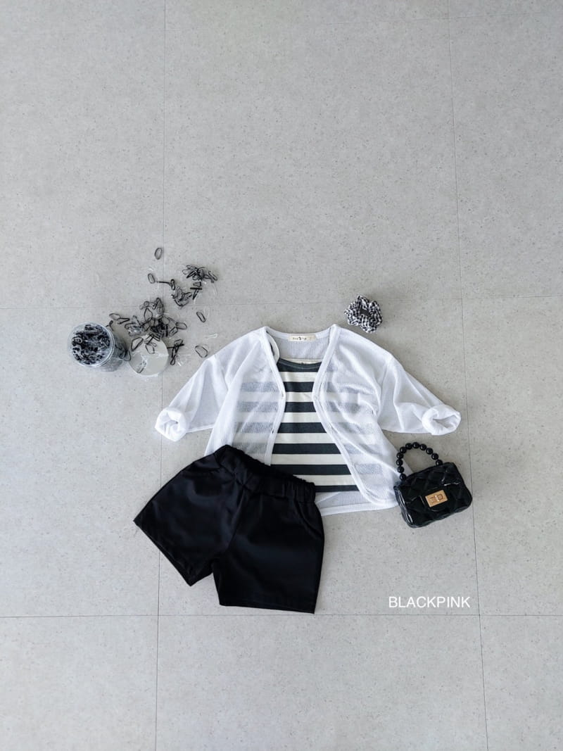 Black Pink - Korean Children Fashion - #fashionkids - Ppappiyong Sleeveless - 6