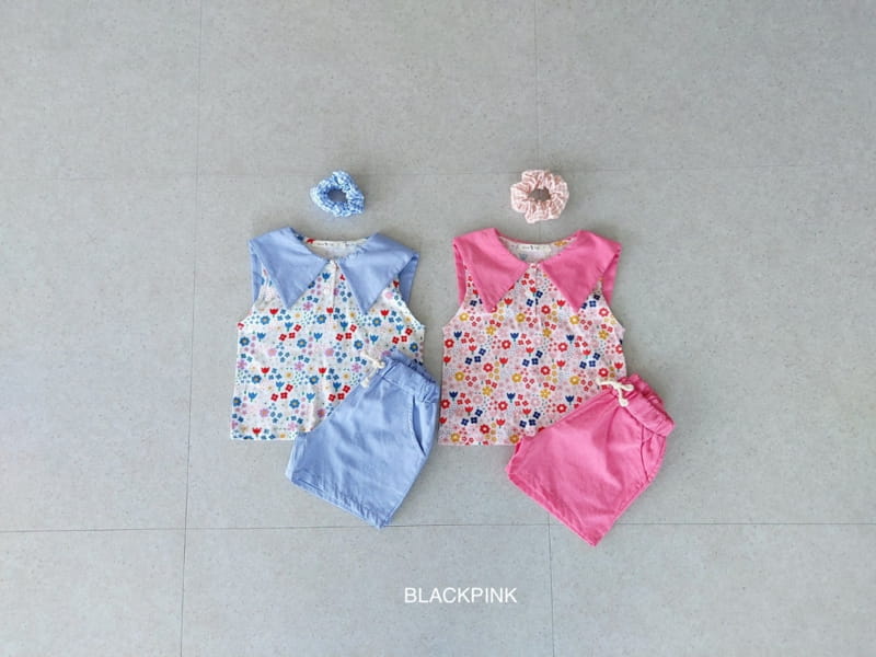 Black Pink - Korean Children Fashion - #fashionkids - Sweet Collar Tee