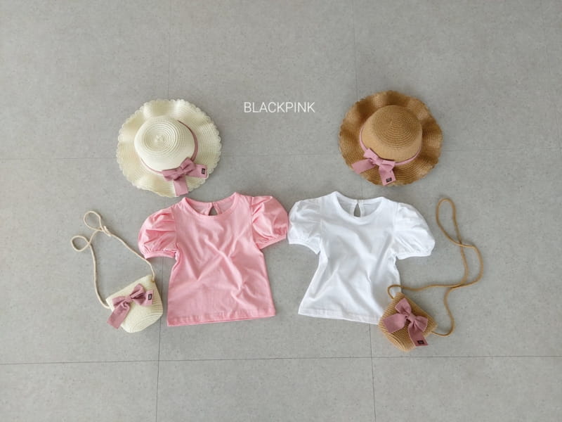 Black Pink - Korean Children Fashion - #kidzfashiontrend - Joy Puff Tee