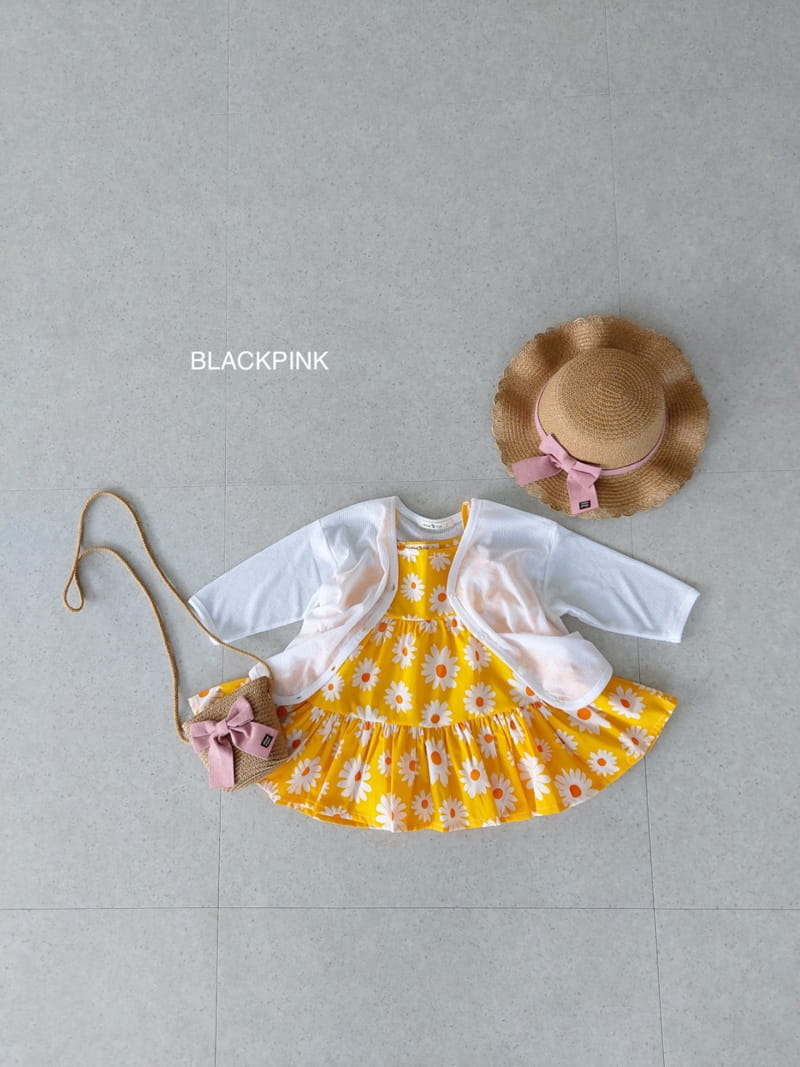 Black Pink - Korean Children Fashion - #littlefashionista - Cosmos Cancan One-piece - 8