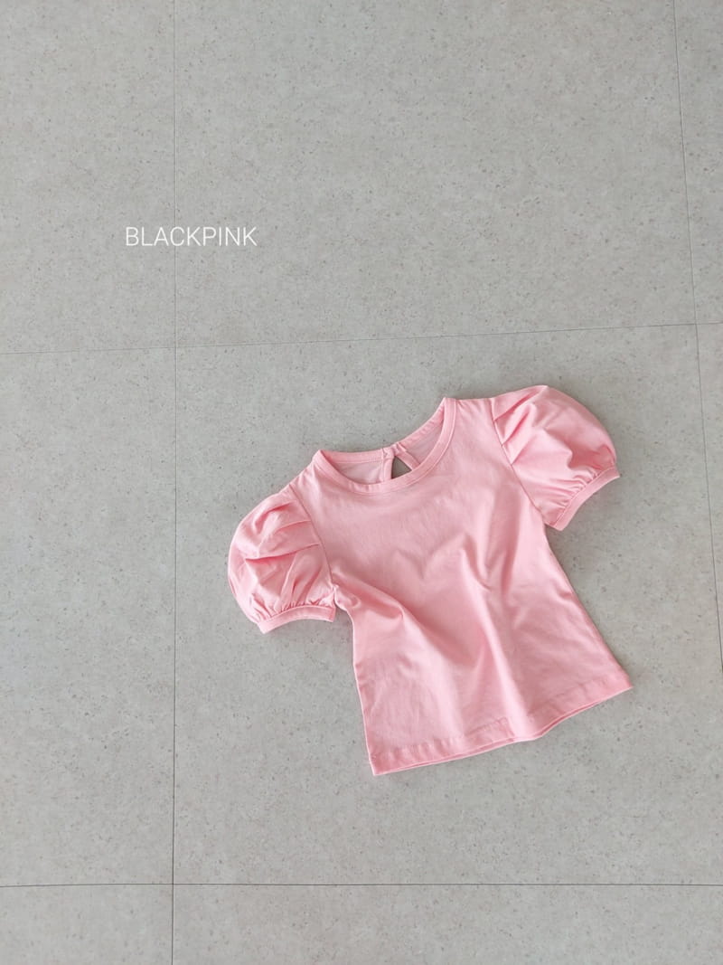 Black Pink - Korean Children Fashion - #prettylittlegirls - Joy Puff Tee - 6