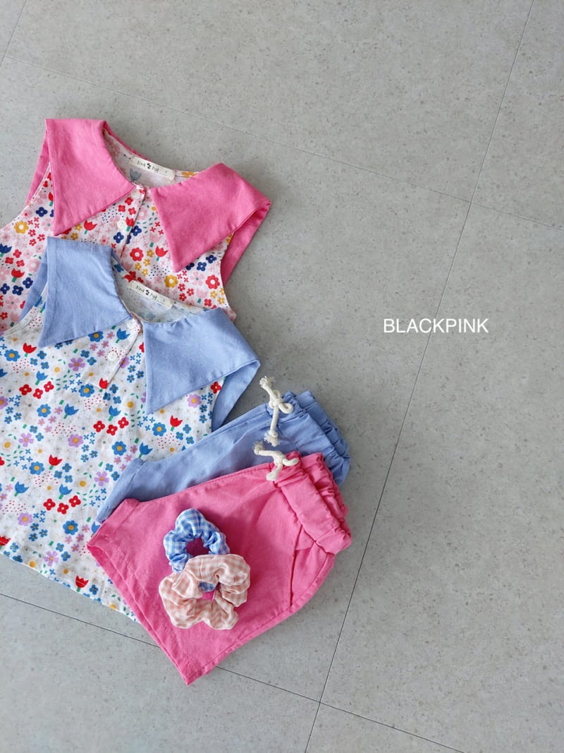 Black Pink - Korean Children Fashion - #stylishchildhood - Sweet Collar Tee - 12