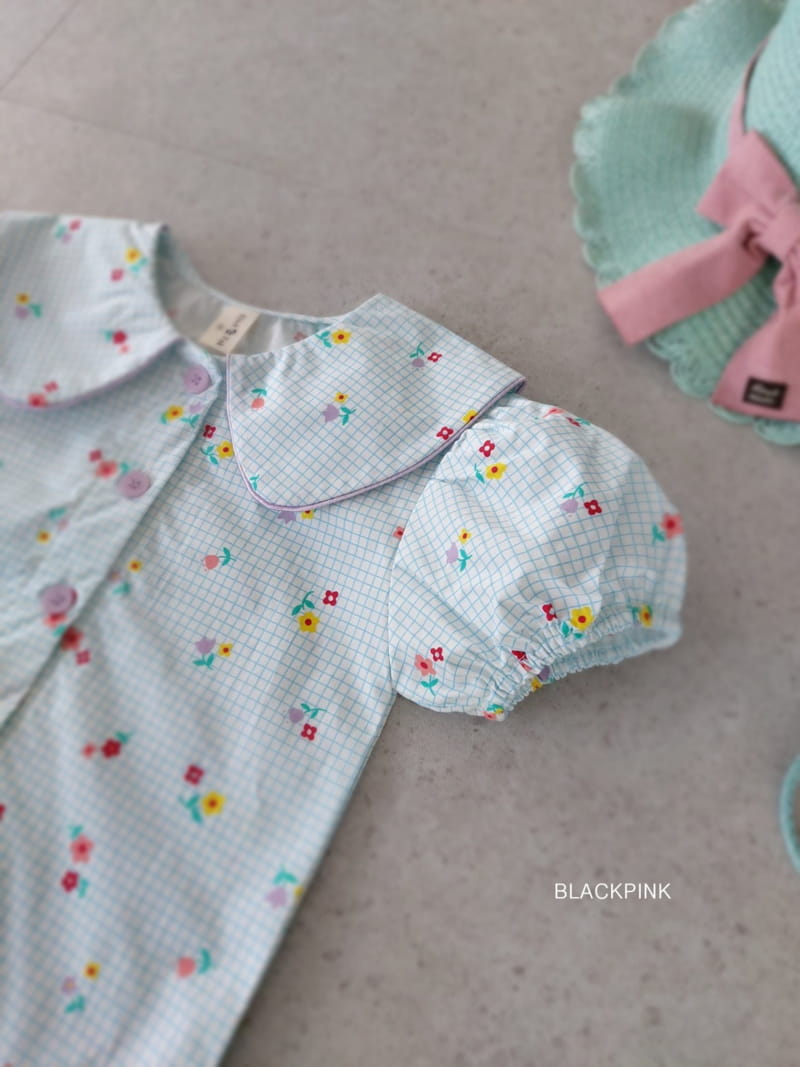 Black Pink - Korean Children Fashion - #stylishchildhood - Candy Me Pping Stripes Blouse - 10