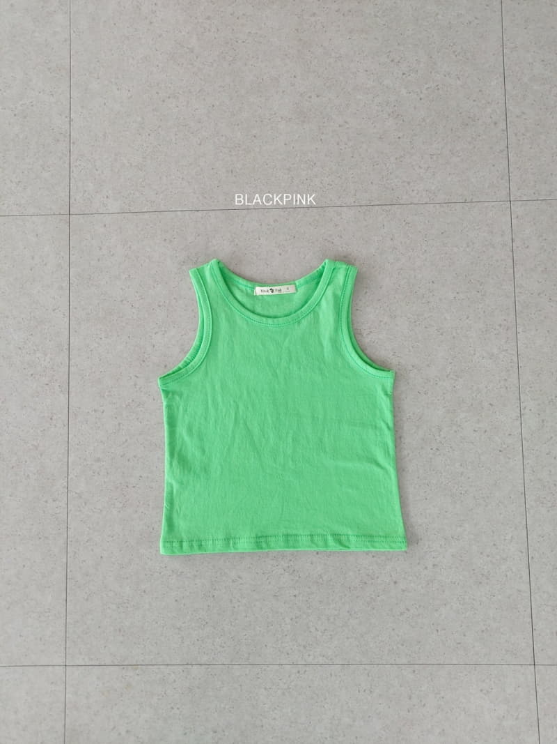 Black Pink - Korean Children Fashion - #toddlerclothing - Basic Sleeveless - 6