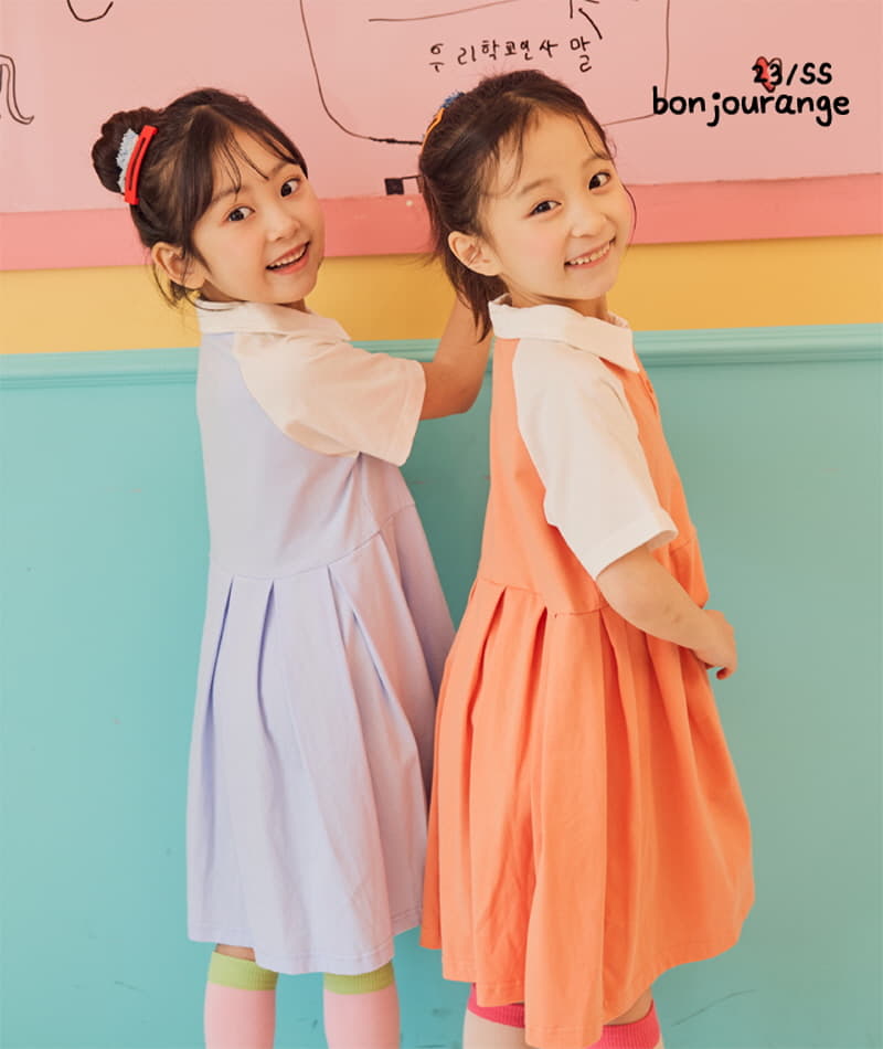 Bonjour Ange - Korean Children Fashion - #Kfashion4kids - Lobe You Tennis One-piece - 5