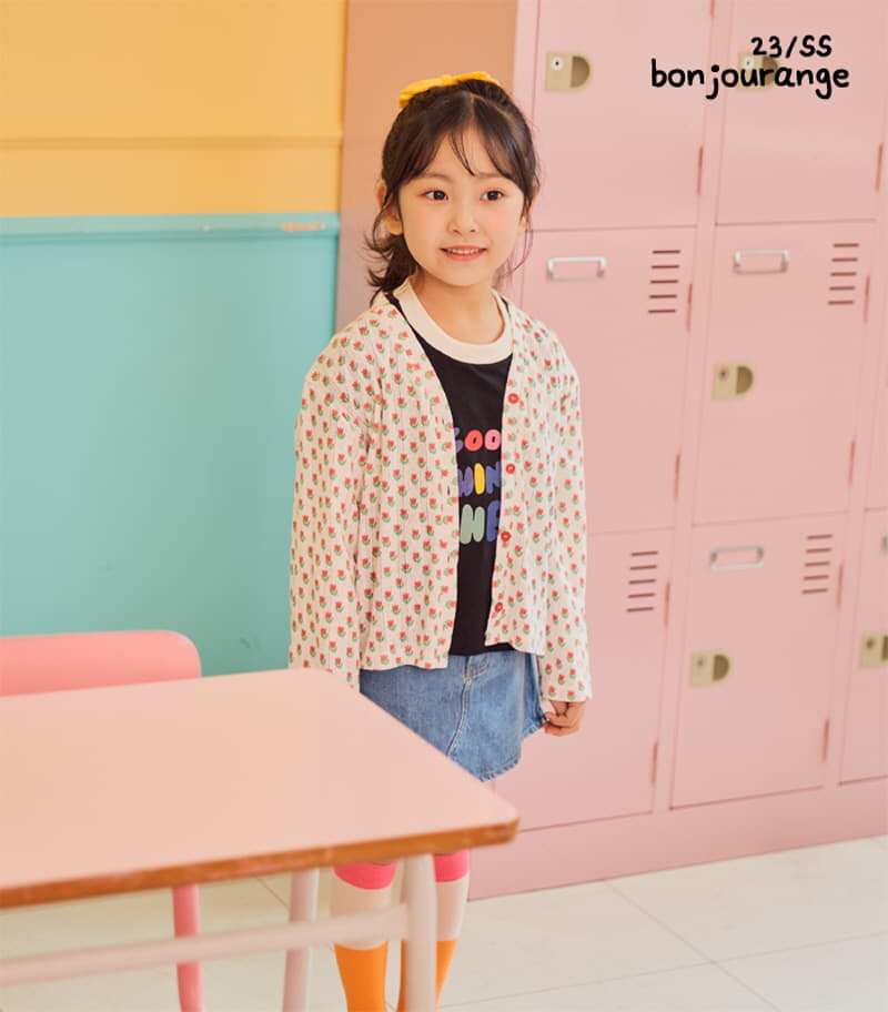 Bonjour Ange - Korean Children Fashion - #magicofchildhood - Tulip Scsi Summer Cardigan - 11