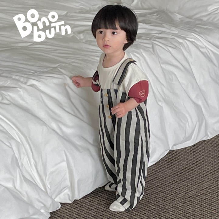 Bonobutton - Korean Children Fashion - #fashionkids - Pocari Dungarees - 2