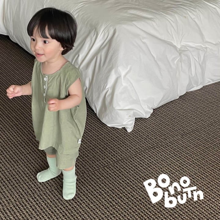 Bonobutton - Korean Children Fashion - #kidzfashiontrend - Misuk Garu Shake Top Bottom Set - 6