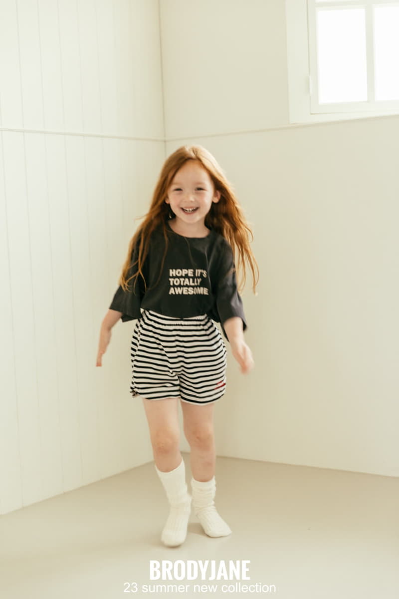 Brody Jane - Korean Children Fashion - #kidsstore - Waffle Stripes Shorts - 2