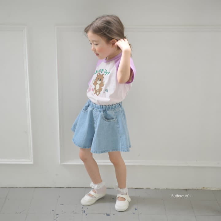 Buttercup - Korean Children Fashion - #childofig - Plare Denim Shorts