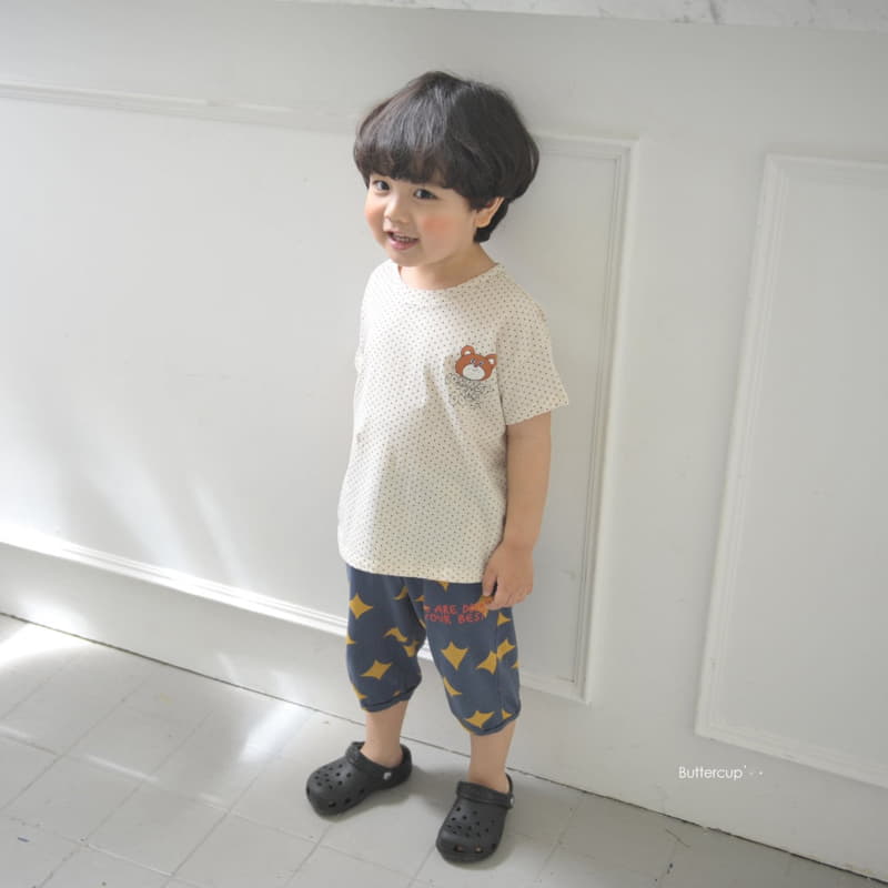 Buttercup - Korean Children Fashion - #childrensboutique - Pin Dot Bear Tee - 11