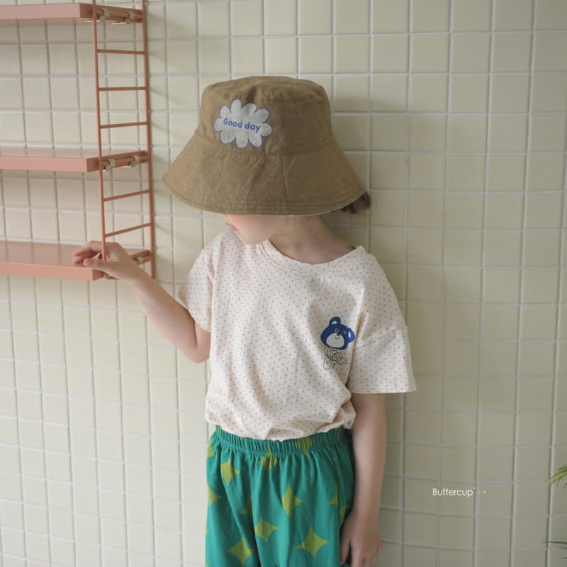 Buttercup - Korean Children Fashion - #designkidswear - Pin Dot Bear Tee - 12