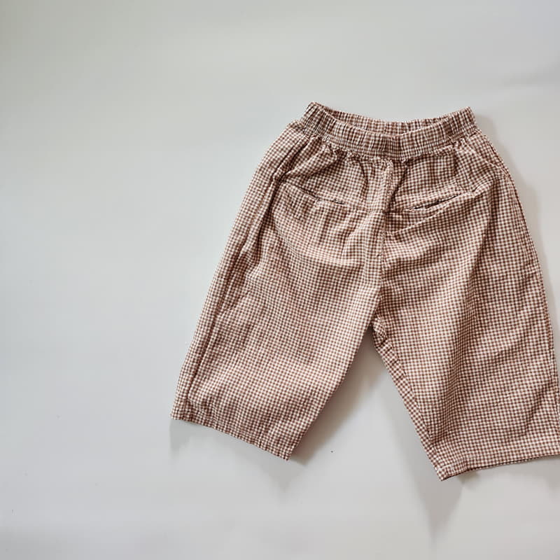 Ccomabee - Korean Children Fashion - #designkidswear - Check Pants - 3